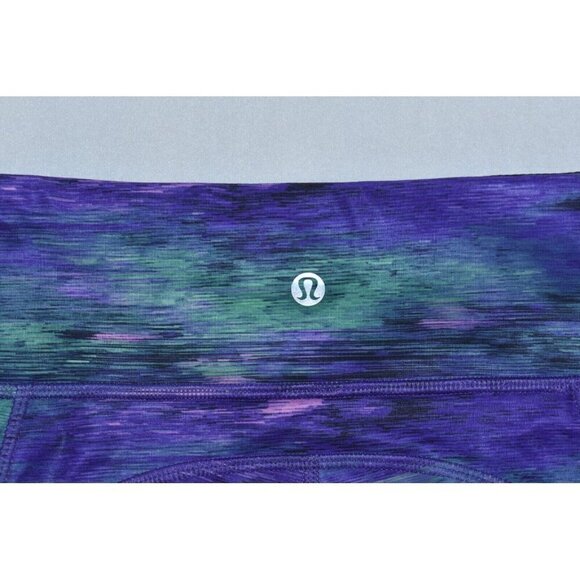 Lululemon Womens Rio Nights Multi Speed Track 6” Short Biker Shorts Size 4 - Picture 8 of 9
